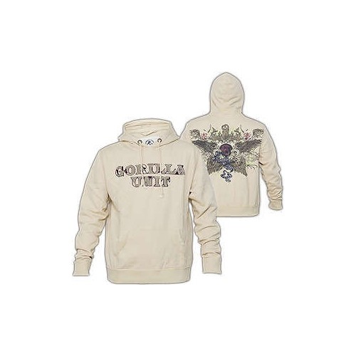 GORILLA UNIT Hoody Star Бежевые толстовки с капюшоном Herren sweatshirt Star