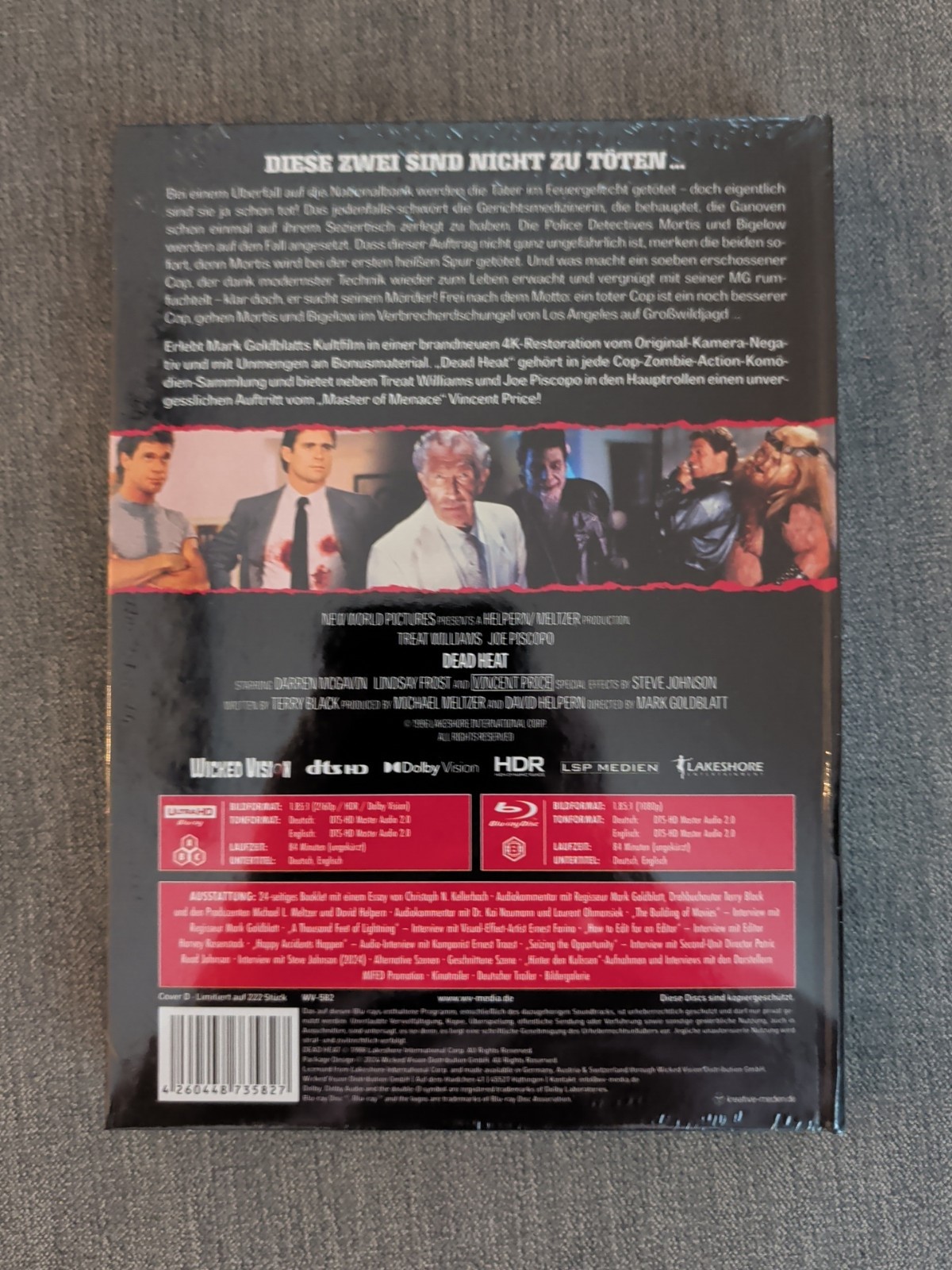 Dead Heat (Cover D) – 4K Mediabook (UHD + Blu-ray Disc)