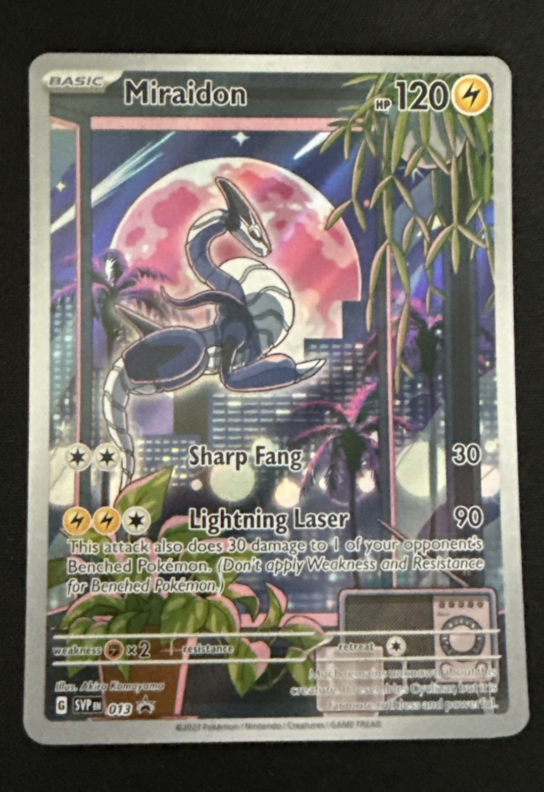 Pokémon TCG Miraidon SVP Black Star Promos SVP013 Holo Promo Promo