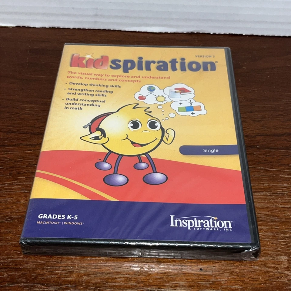 Kidspiration 3.0 for PC/Mac Inspiration Visual Learner Curriculum New - Single - Image 3 of 4