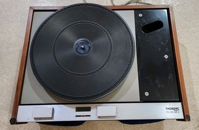 Vintage Thorens TD 125 Turntable Record Player MKII - Works, No Tonearm