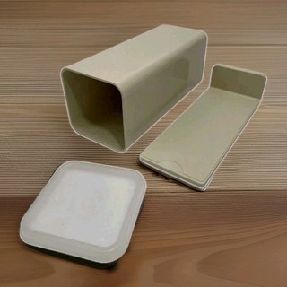 Vintage Tupperware Cheese Butter Cracker Keeper Container Tray Lid Small 1827 2
