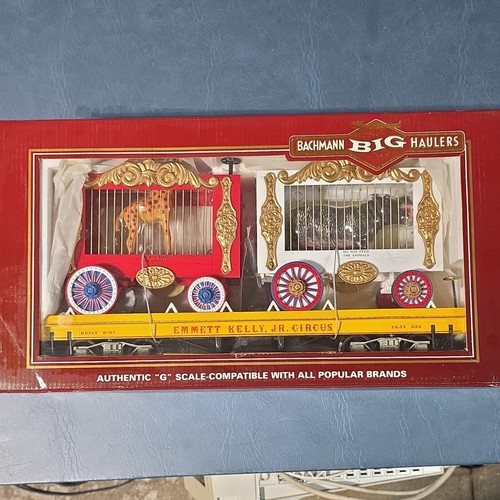 Coche plano Bachmann Big Haulers calibre G Emmett Kelly Jr animal de circo MPN 98374 | Condition: New