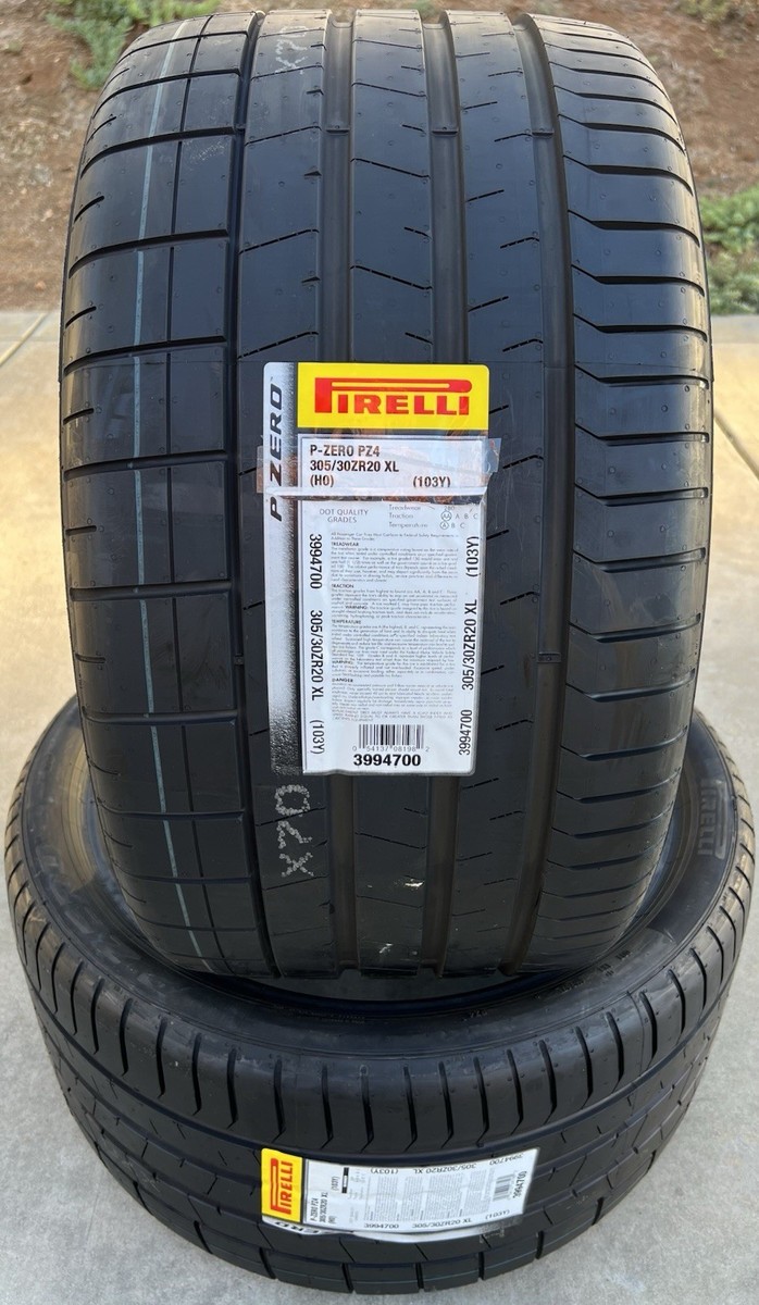 SET OF TWO BRAND NEW 305/30ZR20 (103Y) Pirelli P Zero PZ4 Sport