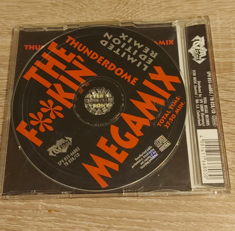 Thunderdome - The F**kin' Megamix (Limited Edition Remix) 1994  - Bild 3 von 3
