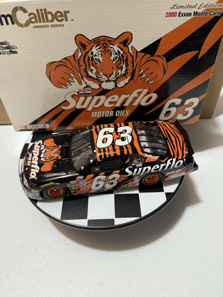 Aceites de motor Mark Green #63 Exxon Superflo 2000 propietarios serie 1/24 Nascar diecast Foto 2 de 4