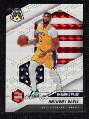 2020-21 Panini Mosaic National Pride White Prizm 23/25 Anthony Davis #250 hs9