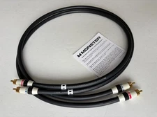 Monster Cable M Series M1000i Ultimate Performance RCA interconnect cable 1m