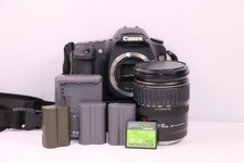 Canon EOS 30D DSLR Camera 8.2MP w/ 28-135 Canon Lens, 3 Batteries, 32GB Memory