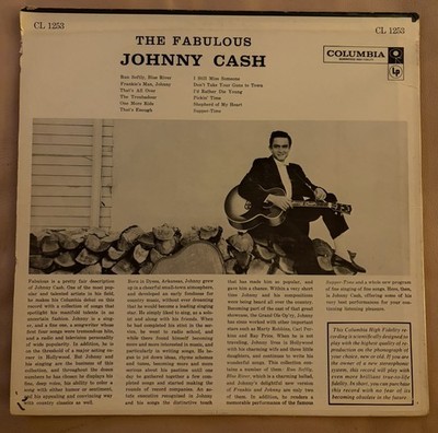 Johnny Cash The Fabulous Johnny Cash 1958