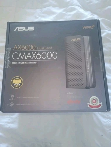 ASUS CMAX6000 WiFi 6 Cable Modem Wireless Router Gateway DOCSIS 3.1 BRAND NEW!!