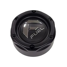 Fuel Wheel Center Caps Matte Black 1.3in for UTV 4-Lug