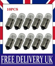 10pcs T4W T8.5 BA9S 12V 4W Halogen Car Bulbs Turn Signal Parking Light Lamp - UK