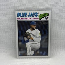 2026 Topps Heritage #315 Robinson Pina Rookie RC Blue Jays