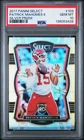 PSA 10 2017 Panini Select Patrick Mahomes II Silver Prizm Premier Rookie RC #103