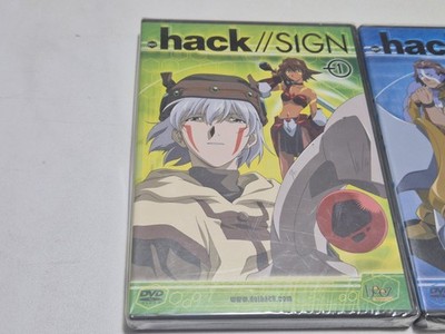 TRES DVD ANIMACIÓN MANGA HACK SIGN 1-2-3