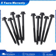 10x Cylinder Head Bolts For Audi A1 Vw Jetta Tiguan Golf Seat Skoda 1.4l Ea111