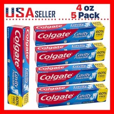 Colgate Triple Action Toothpaste 4oz x 5 Pack Whitening Fresh Breath Cavity