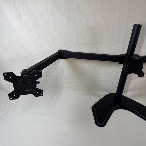 Triple Monitor Desk Stand Mount Standing Adjustable for 3 Screens - 第 2/7 張圖片