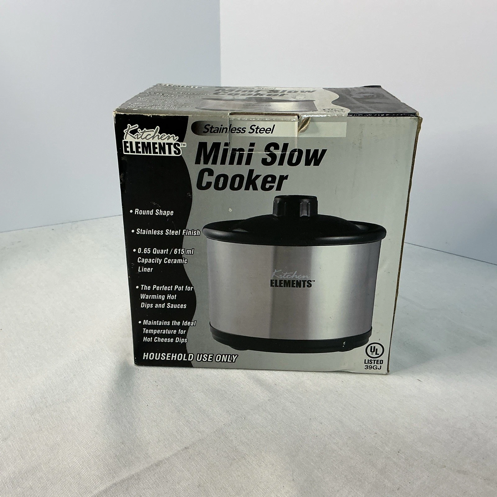 KITCHEN ELEMENTS Stainless Steel Mini Slow Cooker NIB