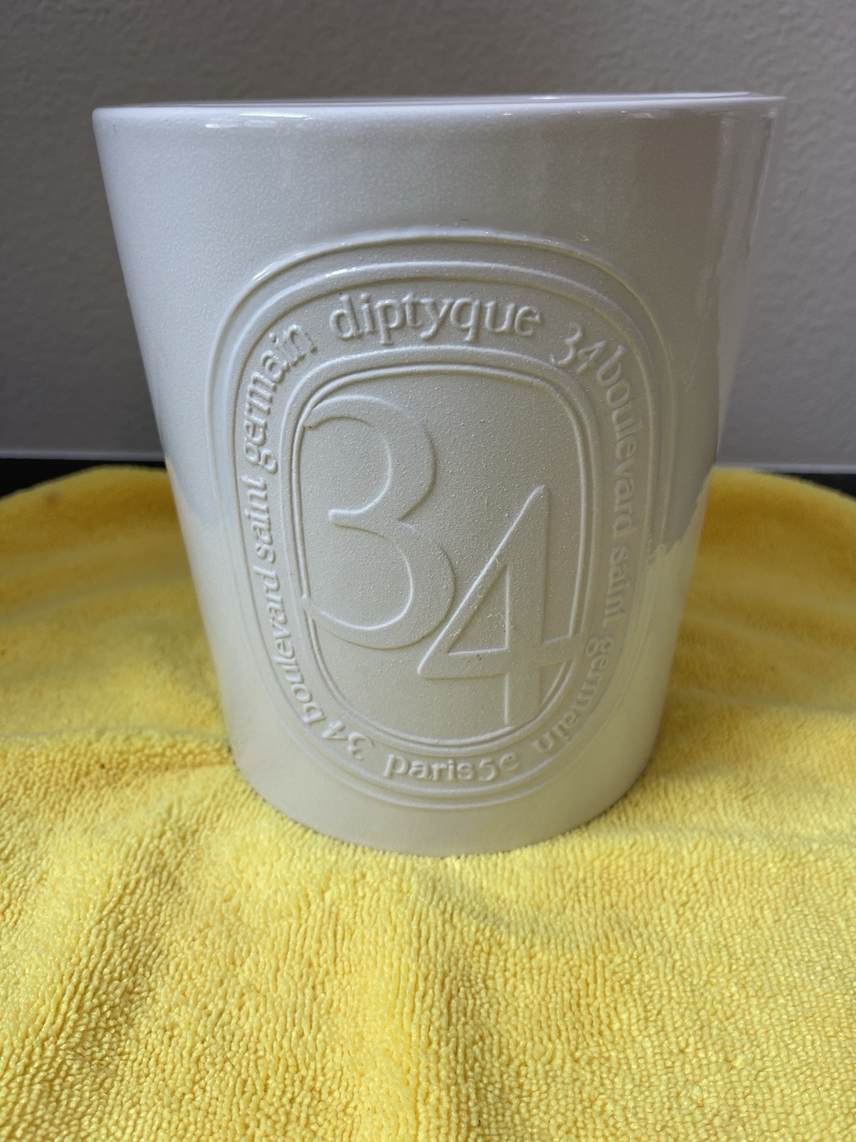 #34 &ldquo;empty&rdquo; No Candle Wax 51.3 Oz