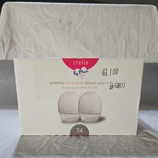 NIB Stella T4 Premier Wearable Breast Pump Wear Pump Store Feed 100-1 2 