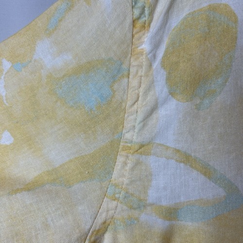 ZARA Shirt Mens Extra Large Yellow White Button Down Collared Buttons - Picture 7 of 17