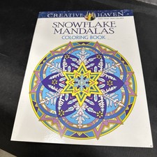 Image of Creative Haven Snowflake Mandalas Coloring Book (Adult Coloring) - New