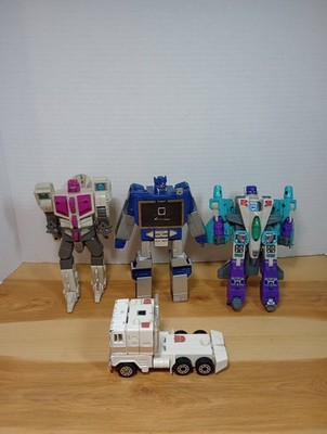 Hasbro G1 Transformers 1980s VTG Lot Sound Wave Ultra Magnus Dreadwind Hun-Gurrr