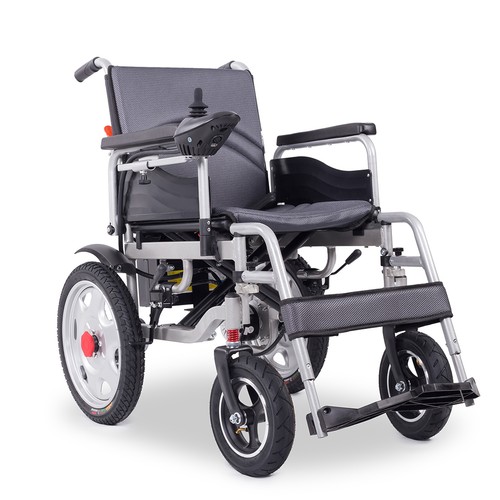 NEW Electric Wheelchair Folding Motorised Foldable Armrest Free Flip Load 120KG - Picture 20 of 24