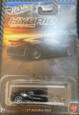 Hot Wheels Silver Series ‘17 Acura NSX Black 5/5  Hybrid Speed Metal Base
