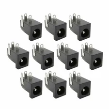 10pcs 5.5x2.1mm DC-005 DC Power Supply Jack Socket Connectors Barrel PCB Mount