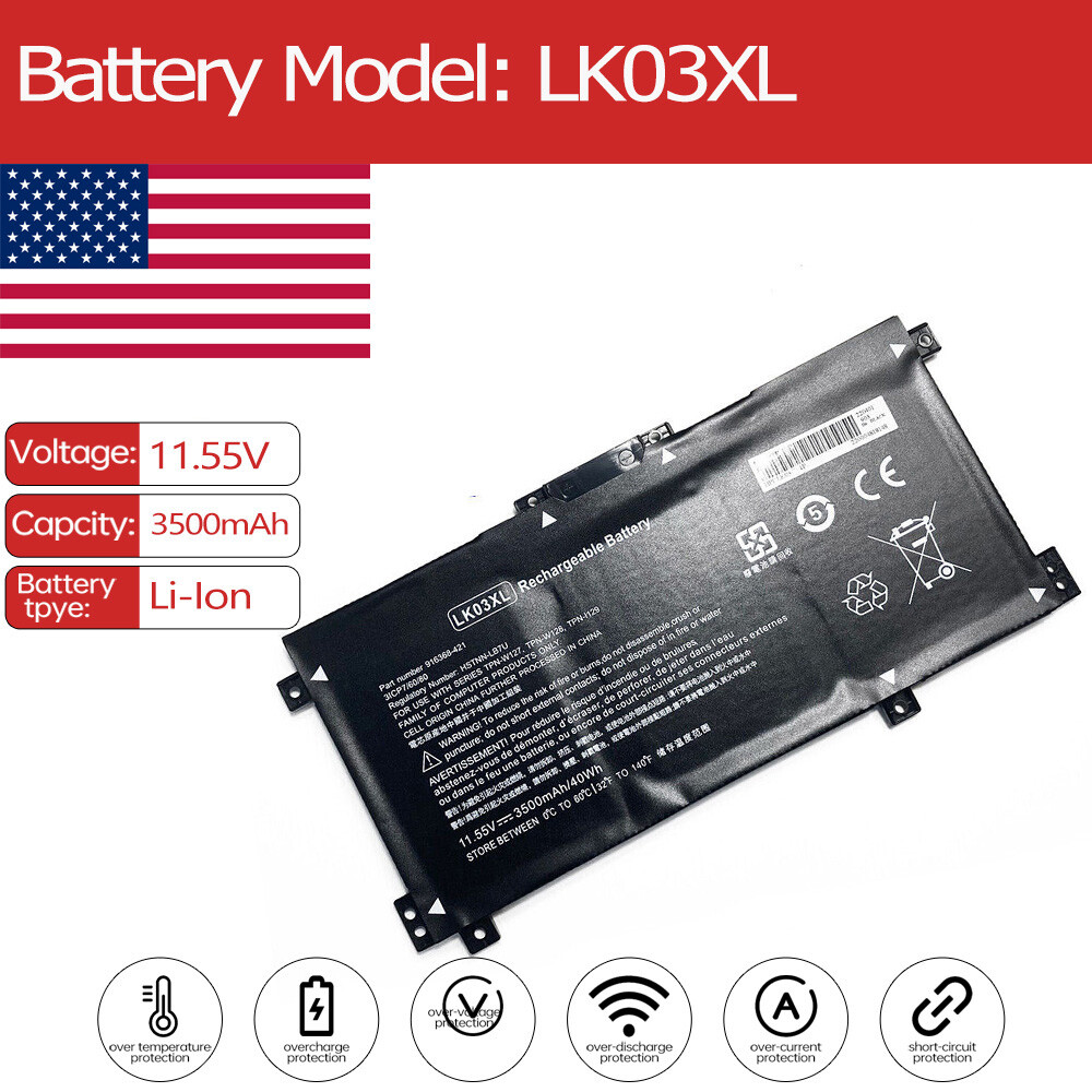 HP envy 15インチ　バッテリー新品 LK03XL Battery for HP ENVY X360 L09280-855 15m-cp0xxx 15-BP102NF