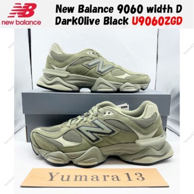 New Balance 9060 width D Dark Olive Black U9060ZGD Men's Size | eBay
