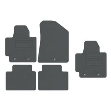 Veloursfußmatten für Kia Soul II Bj. 2014 – 2019 Automatten Passend GRAU STD 4+1