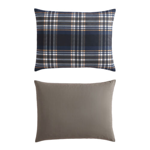 Wrangler Microfiber Comforter & Sham Sets (City Flats Plaid-Navy) - Picture 8 of 36