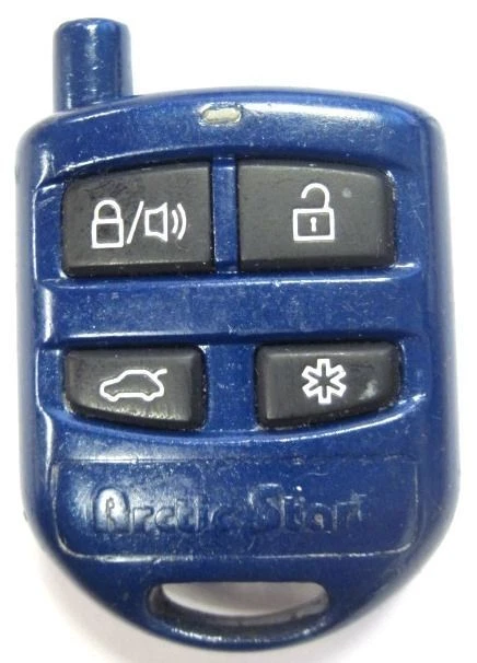 COMPUSTAR AFTERMARKET KEYLESS REMOTE VA5JR260A433 600R 4-BUTTON BLUE LIGHT start - Image 2 of 4