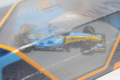 B6 1:43 MINICHAMPS RENAULT RACING CAR F1 WOLD CHAMPION 2006 ALONSO