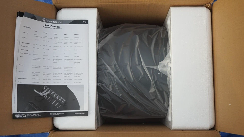 ATLAS SOUND PM8GD-B Pendant Mount Strategy series. Black - Image 2 of 4