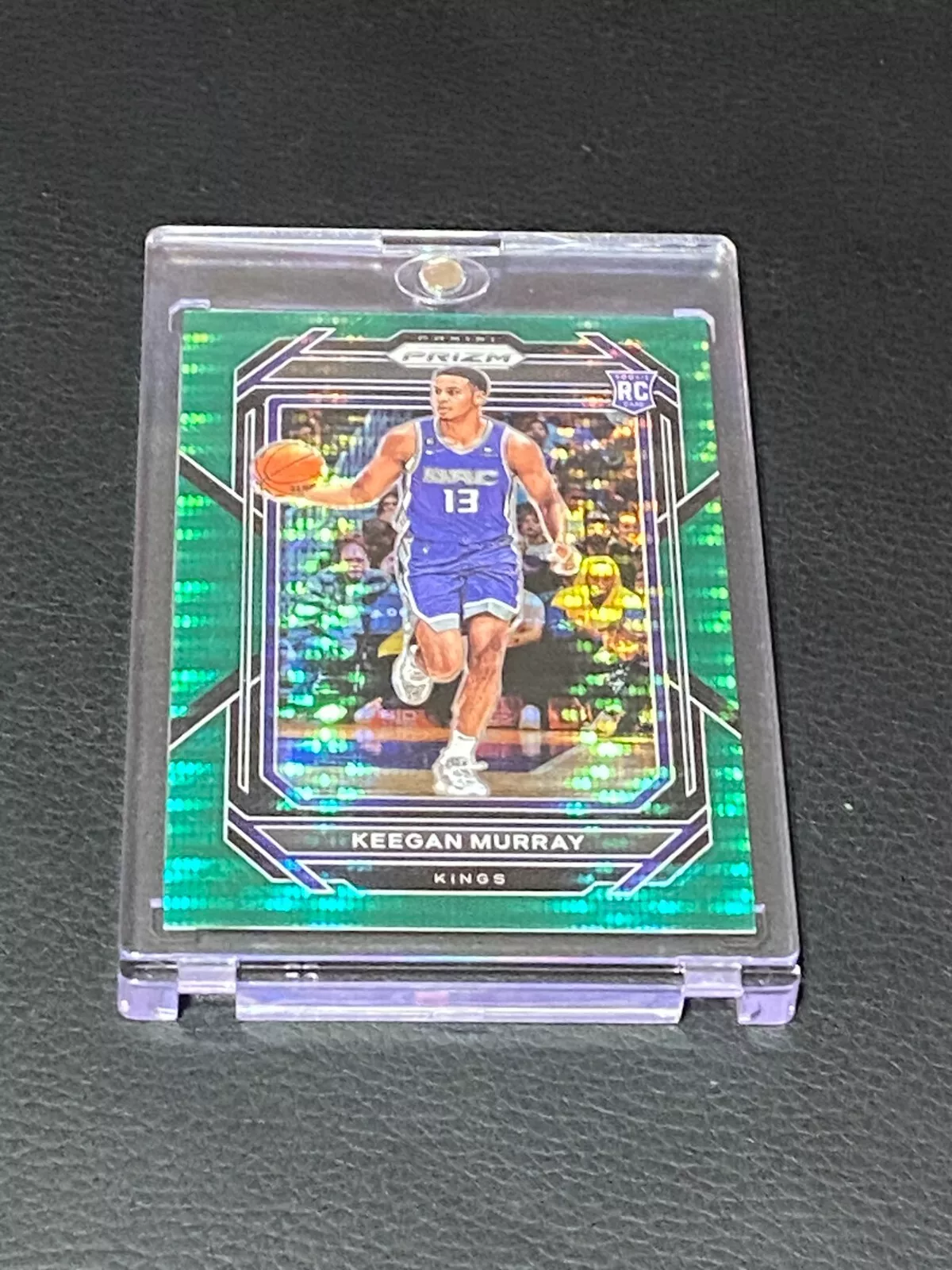 2022-23 Keegan Murray Green Pulsar /25 Panini Prizm Rookie SP #245 Kings (OBO)