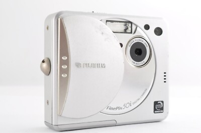 FUJIFILM FinePix 50i デジカメ Fujifilm Finepix 50i Silver Digital Camera Japanese Only