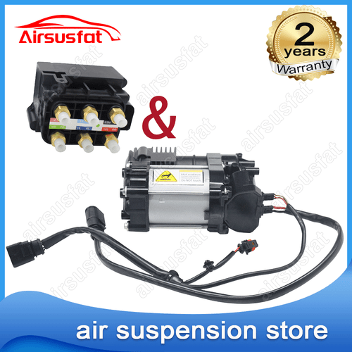 ⭐⭐⭐⭐⭐FÜR PORSCHE PANAMERA 970 2009-2016 LUFTFEDERUNG KOMPRESSOR & VENTILBLOCK - Picture 1 of 12