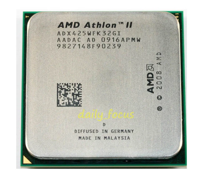 AMD Athlon II X3 425 ADX425WFK32GI 2.7 GHz Socket AM3 3 Core CPU Processor - Image 3 of 3