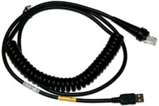 New USB Scanner Coiled Cable For Honeywell CBL-500-300-C00 1900/1200G/1300G