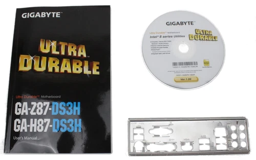 Gigabyte GA-Z87-DS3H - Handbuch - Blende - Treiber CD   #334356
