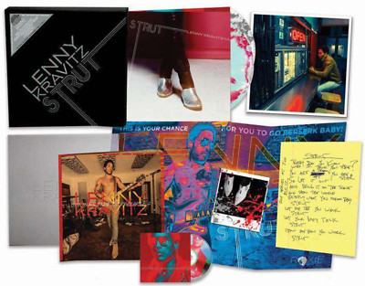 Lenny Kravitz    Strut Super Deluxe Silver Red White Splatter 2 Vinyl LP Box Neu
