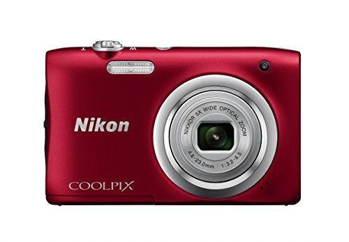 New Nikon COOLPIX A100 Red Compact Digital Camera Japan New Nikon COOLPIX A100 Red Compact Digital Camera Japan