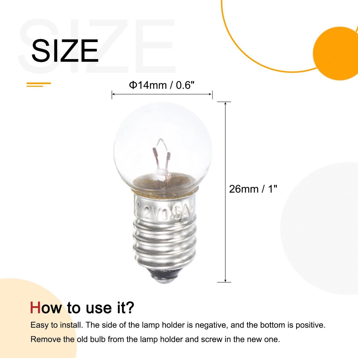 Light bulb 2024 screw sizes