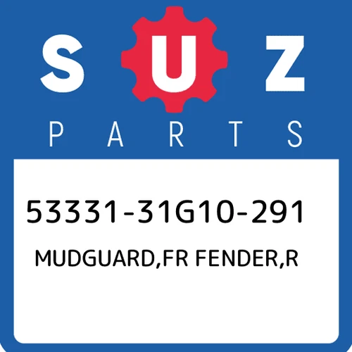MUDGUARD, FRONT RH (BLACK)