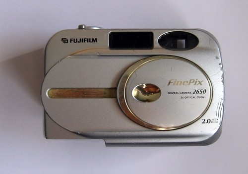 Fuji Camera FinePix 2650 Parts FRONT AND REAR BODY Parts, Sliding Cover, Buttons